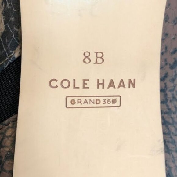 NWT COLE HAAN Grand Ambition Arietta Ankle Booties Silver Metal Trim 8 MSRP $289 - Picture 11 of 15